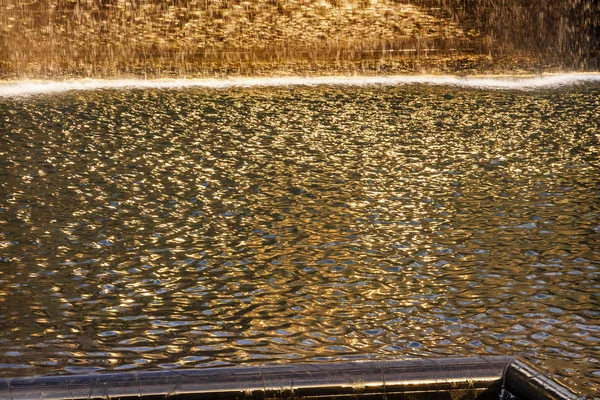 911 纪念水池喷泉瀑布纽约纽约 — 图库照片