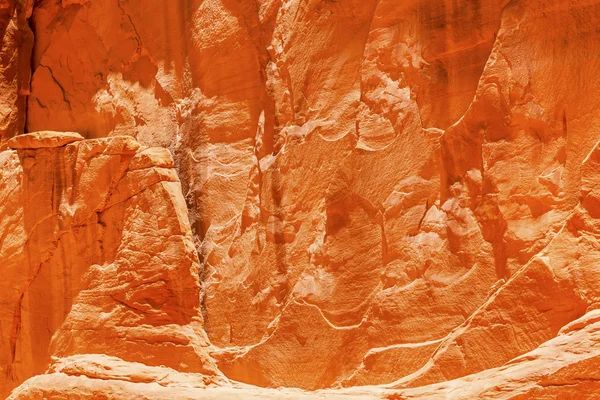 Turuncu sarı kumtaşı rock canyon soyut kumul kemer kemer — Stok fotoğraf