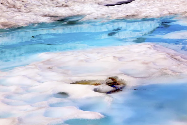Mount shuksan kék hó medence absztrakt művész pont washington — Stock Fotó