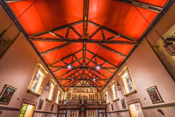 Augustine Flórida Estados Unidos Março 2021 Basílica Red Roof Cathedral — Fotografia de Stock