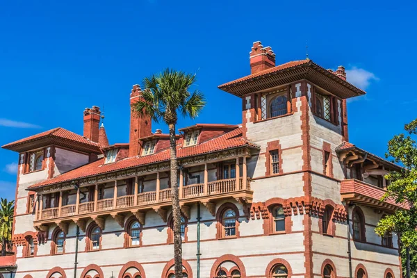 Red White Flagler College Augustine Florida Small College Founded 1968 — Stock Photo, Image