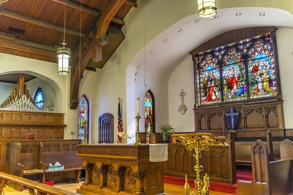 聖オーガスティンフロリダ州 2021年3月16日キャンドル国立神社レチェミルクミッションの聖母ノンブル ディオス神の名前聖オーガスティンフロリダ州 ミッションは1565年に設立されました — ストック写真