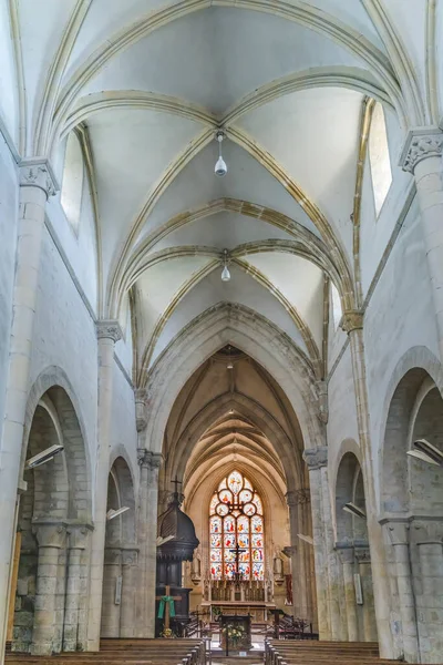 Marie Mont Frankrike Oktober 2021 Målat Glas Notre Dame Antagande — Stockfoto