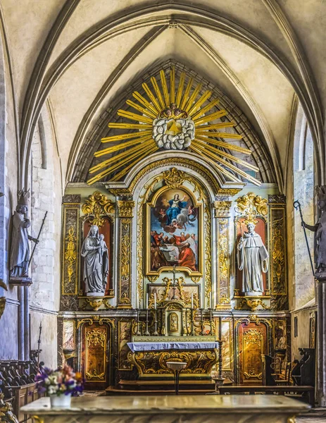 Marie Eglise Normandie Frankrike Oktober 2021 Altar Saint Mary Church — Stockfoto