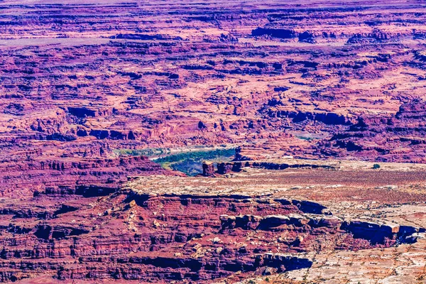 Grand View Point Overlook Red Rock Canyons Canyonlands National Park — Stock Photo, Image