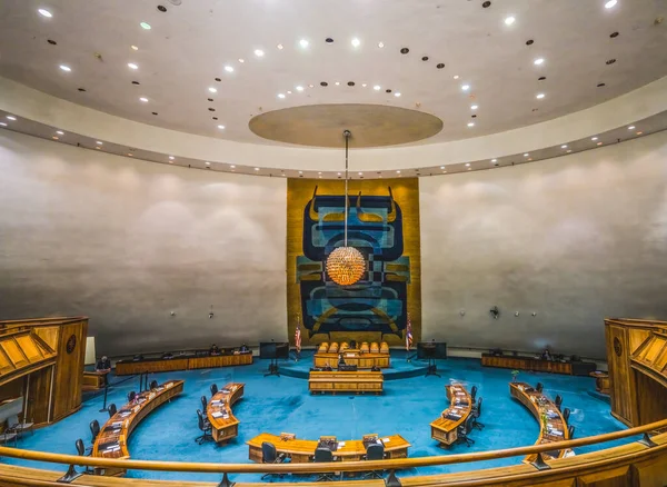 Senate Chamber State Legislature Honolulu Hawaii State Legislaure Created 1960S — Stock Photo, Image