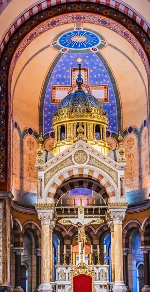 Marsilya Fransa Aralık 2021 Katedral Aziz Mary Mejor Katolik Kilisesi — Stok fotoğraf