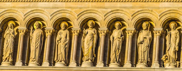 Statues Jesus Peter Paul Bishops Cathedral Saint Mary Mejor Catholic — Stock Photo, Image