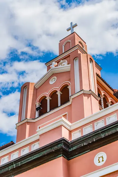 Histórica Fachada Iglesia Católica Gesu Fuera Miami Florida Fundada 1898 —  Fotos de Stock