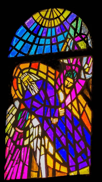 Nebo Jordan November 2016 Moses Dead Angels Stained Glass Moses — 图库照片