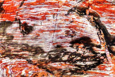 Red Blue Rock Ceiling Abstract Inside Tomb Street of Facades Petra Jordan Built by Nabataens in 200 BC to 400 AD