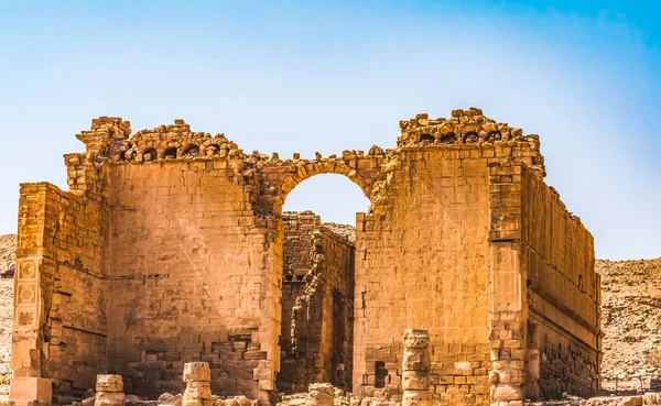 Ancient Temple Qasr Bint Petra Jordan Built Nabataens 100 100 — стоковое фото