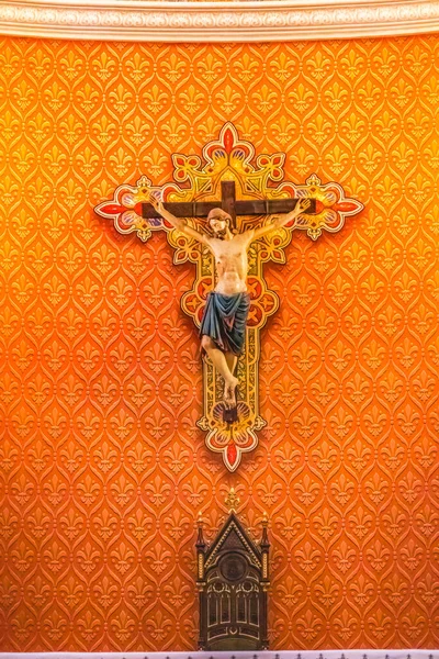 Tucson Arizona May 2021 Pamplona Crucifix Augustine Cathedral Catholic Church — Stock Photo, Image