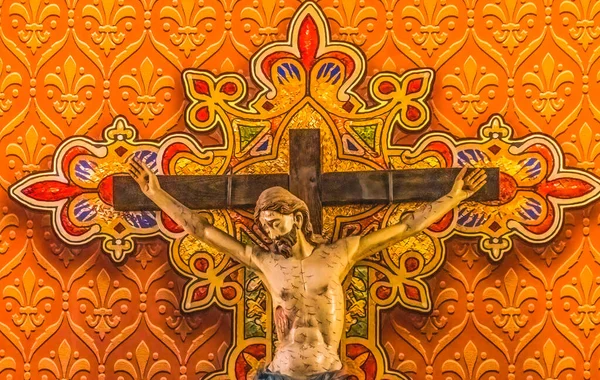 Tucson Arizona Mai 2021 Pampelune Crucifix Cathédrale Saint Augustin Basilique — Photo