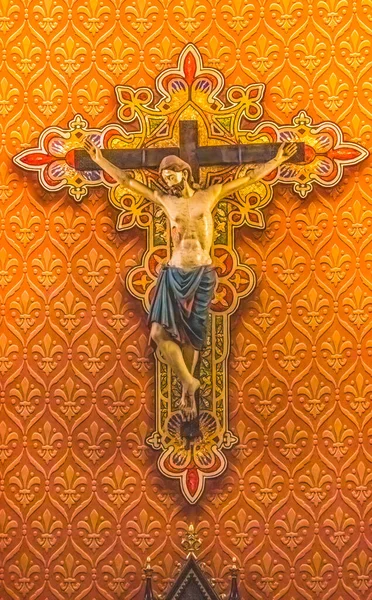 Tucson Arizona Mai 2021 Pampelune Crucifix Cathédrale Saint Augustin Basilique — Photo