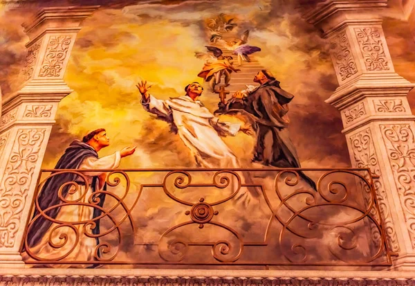 Tucson Arizona Mayo 2021 Augustine Heaven Painting Augustine Cathedral Catholic — Foto de Stock