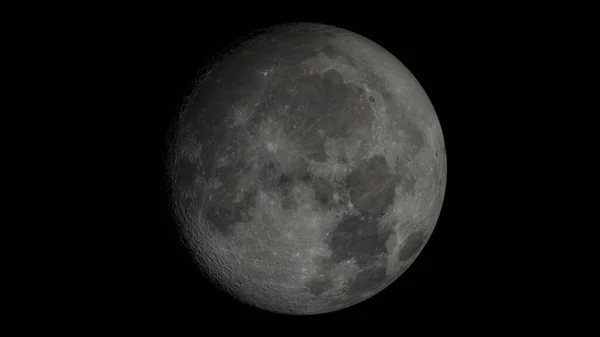 Krateri bol Ay yüzeyinde döndürme