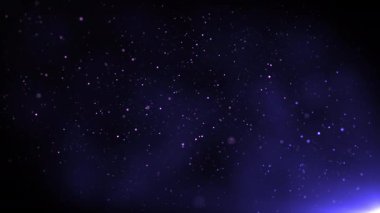 Soyut hareket arkaplan parçacıkları kar gibi yağar suda