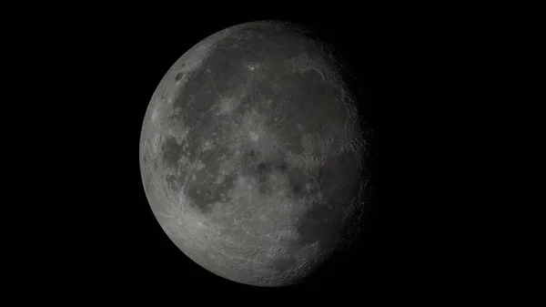 Krateri bol Ay yüzeyinde döndürme