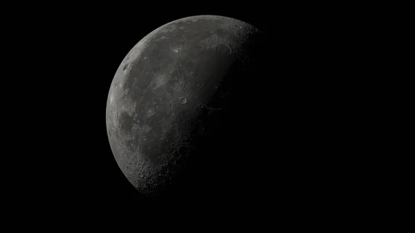 Krateri bol Ay yüzeyinde döndürme