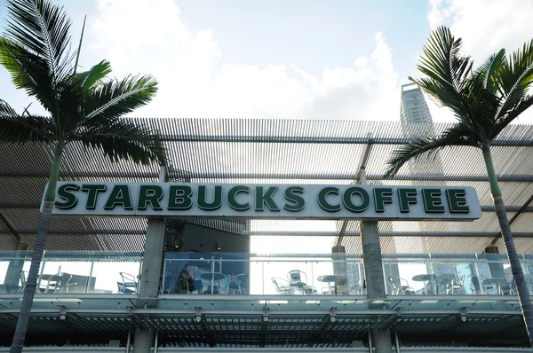 Starbucks Coffee sign — Stock Photo, Image