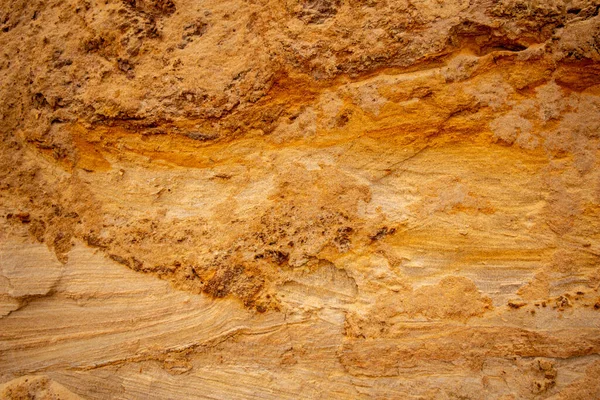 Areia Textural Com Uma Superfície Relevo Camadas Multicoloridas Diferentes Tamanho — Fotografia de Stock