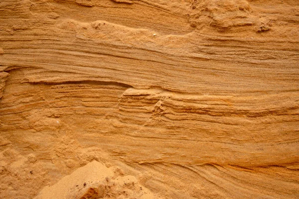 Sabbia Strutturata Con Una Superficie Rilievo Strati Multicolori Diverse Dimensioni — Foto Stock