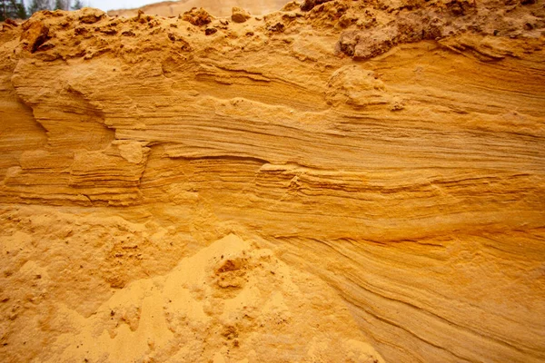 Areia Textural Com Uma Superfície Relevo Camadas Multicoloridas Diferentes Tamanho — Fotografia de Stock