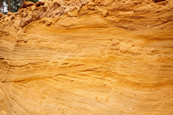 Doku Kumu Kabartma Yüzeyi Çok Renkli Katmanlar Granül Büyüklüğünde Farklılık — Stok fotoğraf
