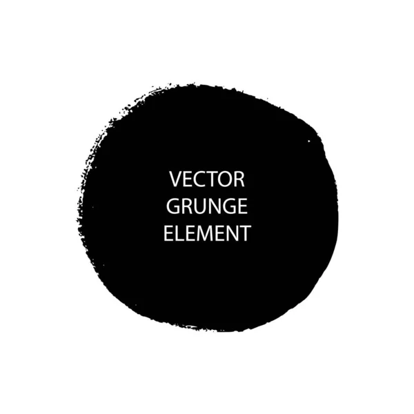 Pennellate grunge. Macchie d'inchiostro e bulloni. Disegnato a mano elementi di design della vernice disordinato. — Vettoriale Stock