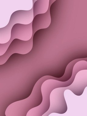 Soyut kağıt kesimi arka plan. Metin ve kağıt kesikleri için yeri olan basit minimalist katmanlı tasarım. Yüksek kaliteli illüstrasyon