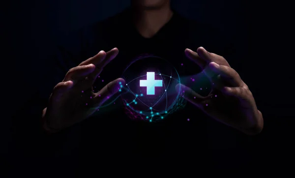 World Medical Innovation Technology Concepts Hospital Και Φροντίδα Υγείας Virtual — Φωτογραφία Αρχείου