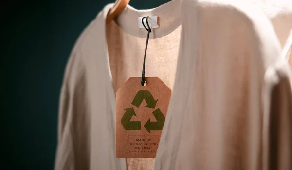 Recycling Products Concept Organic Cotton Recycling Cloth Zero Waste Materials — Foto de Stock