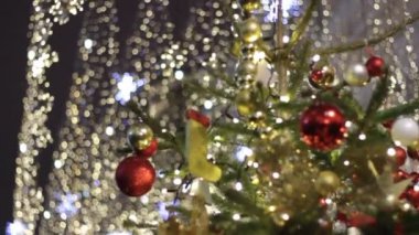 Tarihi çeyrekte soyut bulanık ağaç görünümü