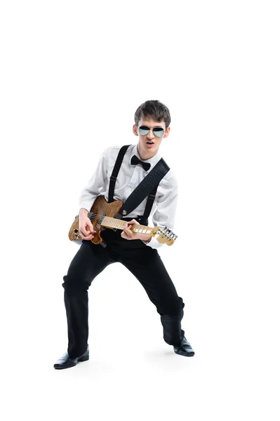 Young Man Playing Guitar — Stock Photo, Image