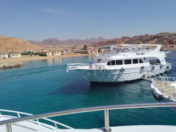 Hafen Mit Yachten Hafen Der Ägyptischen Stadt Sharm Sheikh — Stockfoto