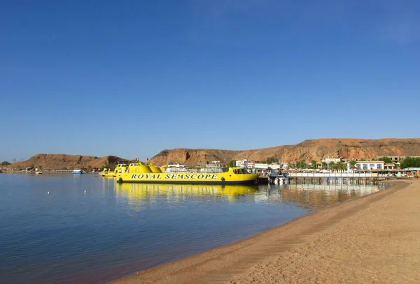 Playa Kheima Con Submarinos Royal Seascope Ciudad Sharm Sheikh Egipto —  Fotos de Stock