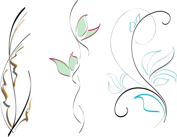 Beautifu vectorl flowers