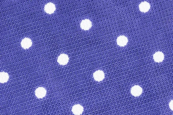 Polka dot textura de tecido — Fotografia de Stock