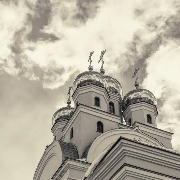 Podvorie Vér Becsület Összes Szentek Pompáztak Orosz Földet Templom Közelében — Stock Fotó