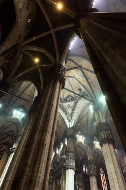 iç duomo Kilisesi Milano, İtalya