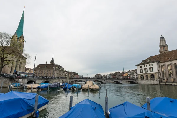 Centro histórico de Zúrich, Suiza . — Foto de Stock