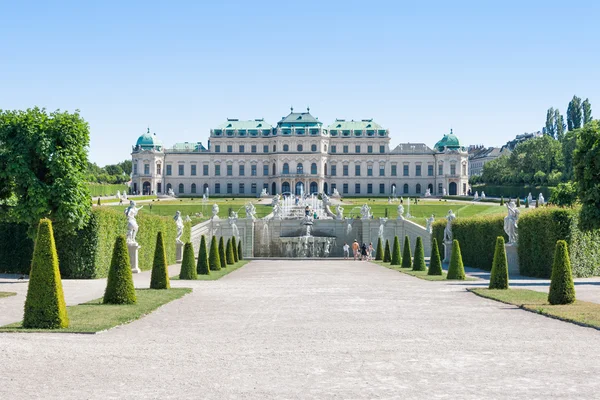 Замок Бельведер в Вене — стоковое фото