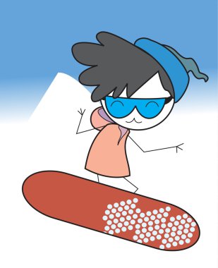 Çocuk snowboard