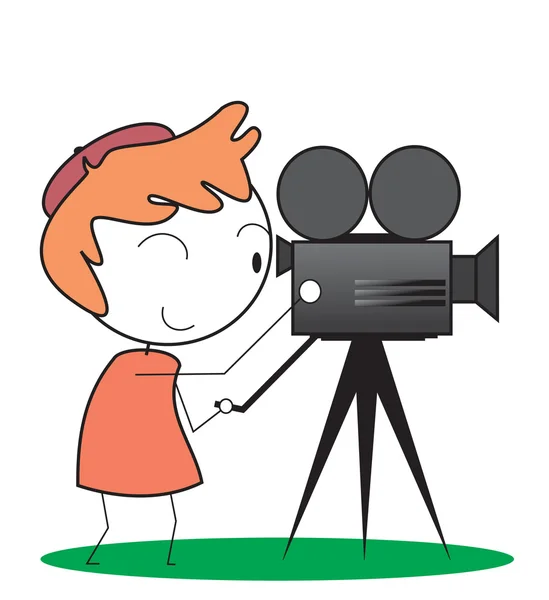 Video shoot — Stock Vector