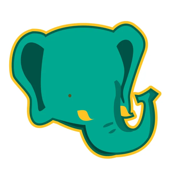 Vecteur d'éléphant — Image vectorielle