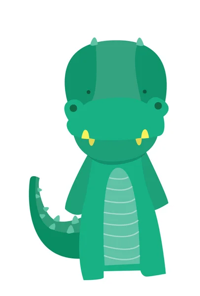 Krokodil vector — Stockvector