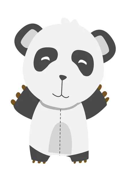 Panda vektor — Stock vektor