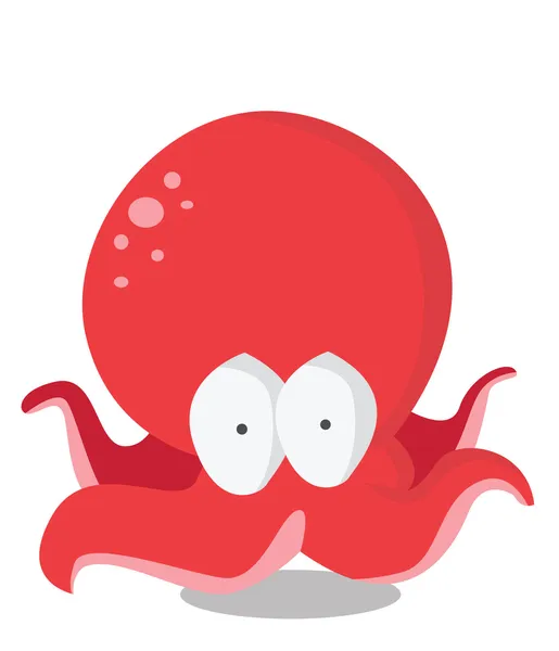 Funny octopus — Stock Vector