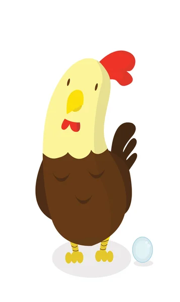 Huevo de pollo — Vector de stock